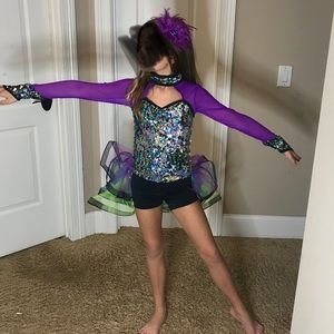 One piece dance, bright and sparkly! Size LC